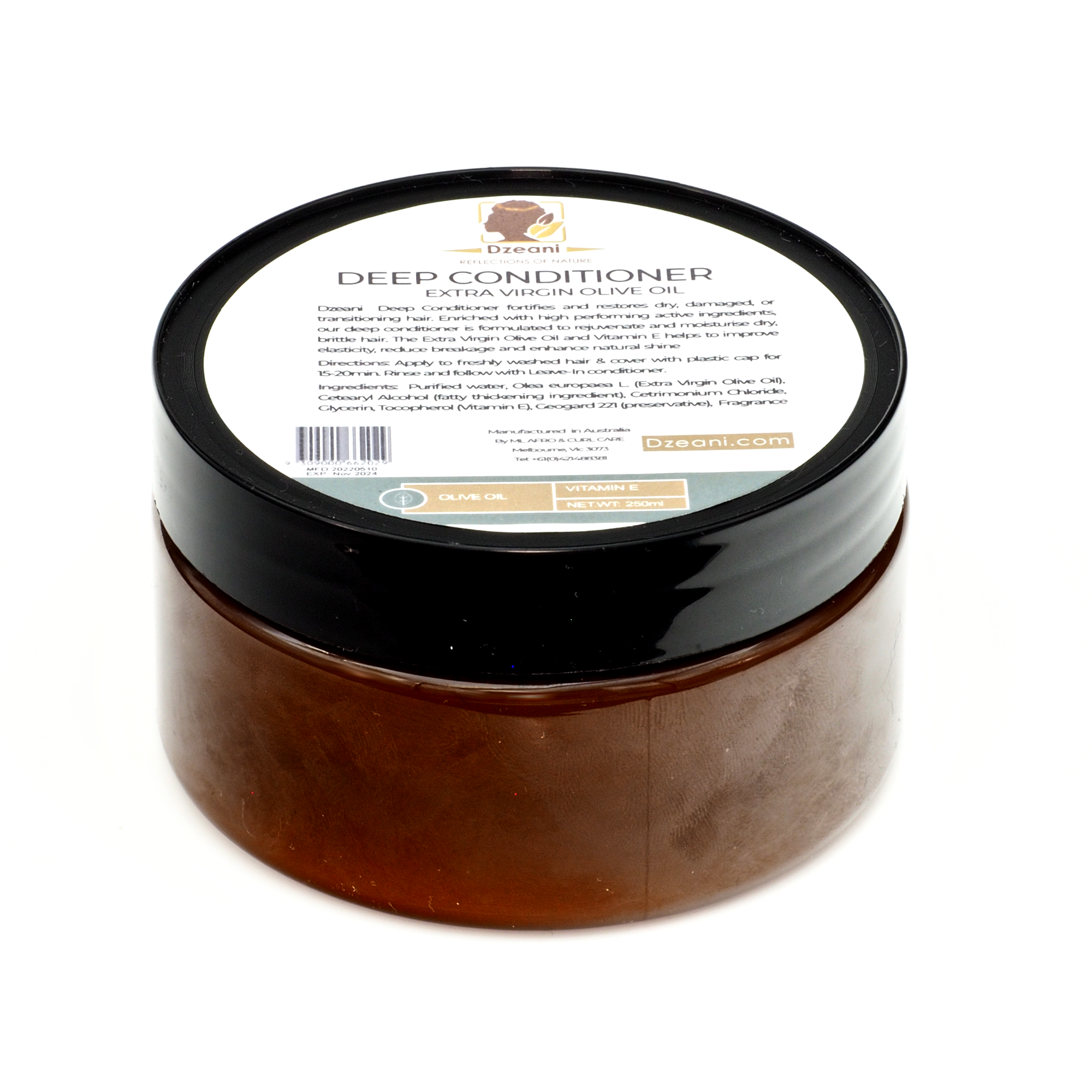 Dzeani Deep Conditioner fortifies and restores dry, damaged, or transitioning hair- Dzeani -