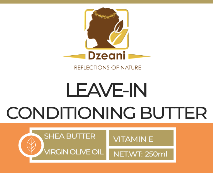 Dzeani Leave-In Conditioning Butter is optimized for natural hair leaving your hair feeling soft, smooth and manageable- Dzeani-