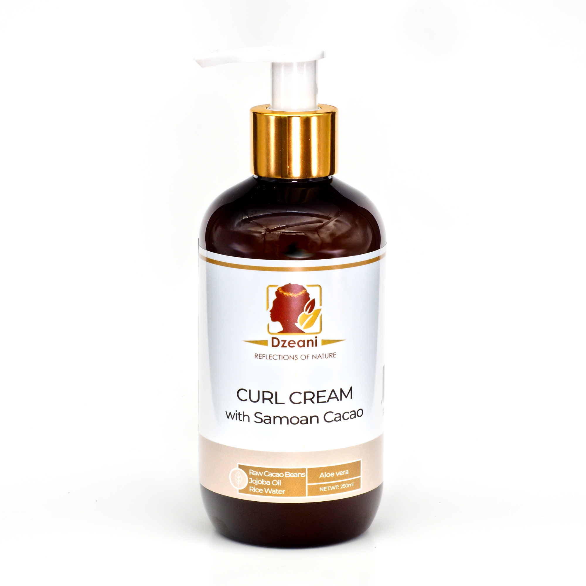An amazing lightweight leave-in hair cream formula that locks in smoothness for more conditioned, bouncy curls with no weigh down. Dzeani