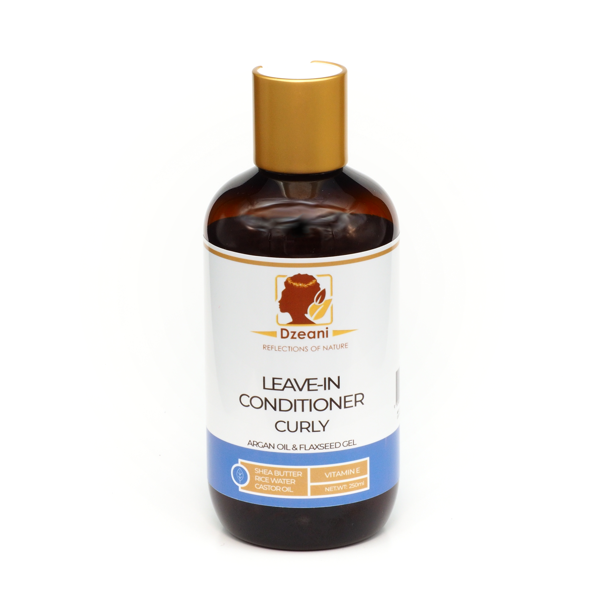 This blend of Flaxseed gel, Shea Butter, and Argan oil feels like an indulgence for your senses just as much as it is for your curls- Dzeani -