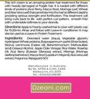 This rich cream is an amazing protein hair treatment from MoistureLover Hair for those with heavily damaged or fragile hair.- Dzeani -