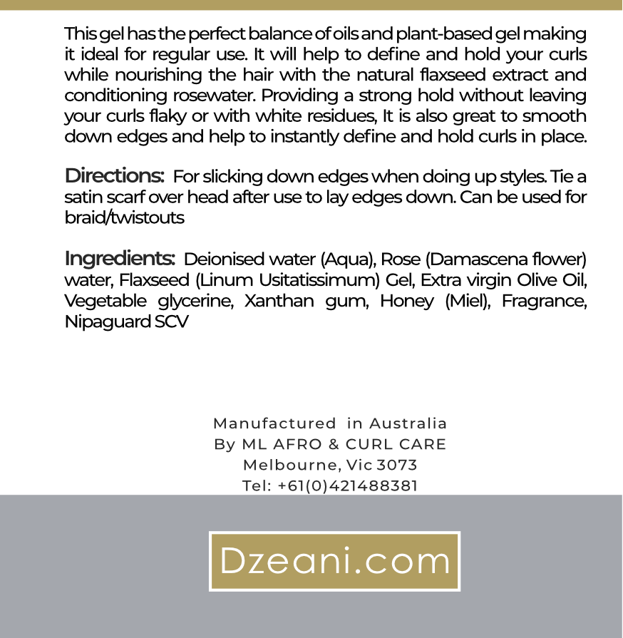 This gel from Dzeani has the perfect balance of oils and plant-based gel making it ideal for regular use - Dzeani -
