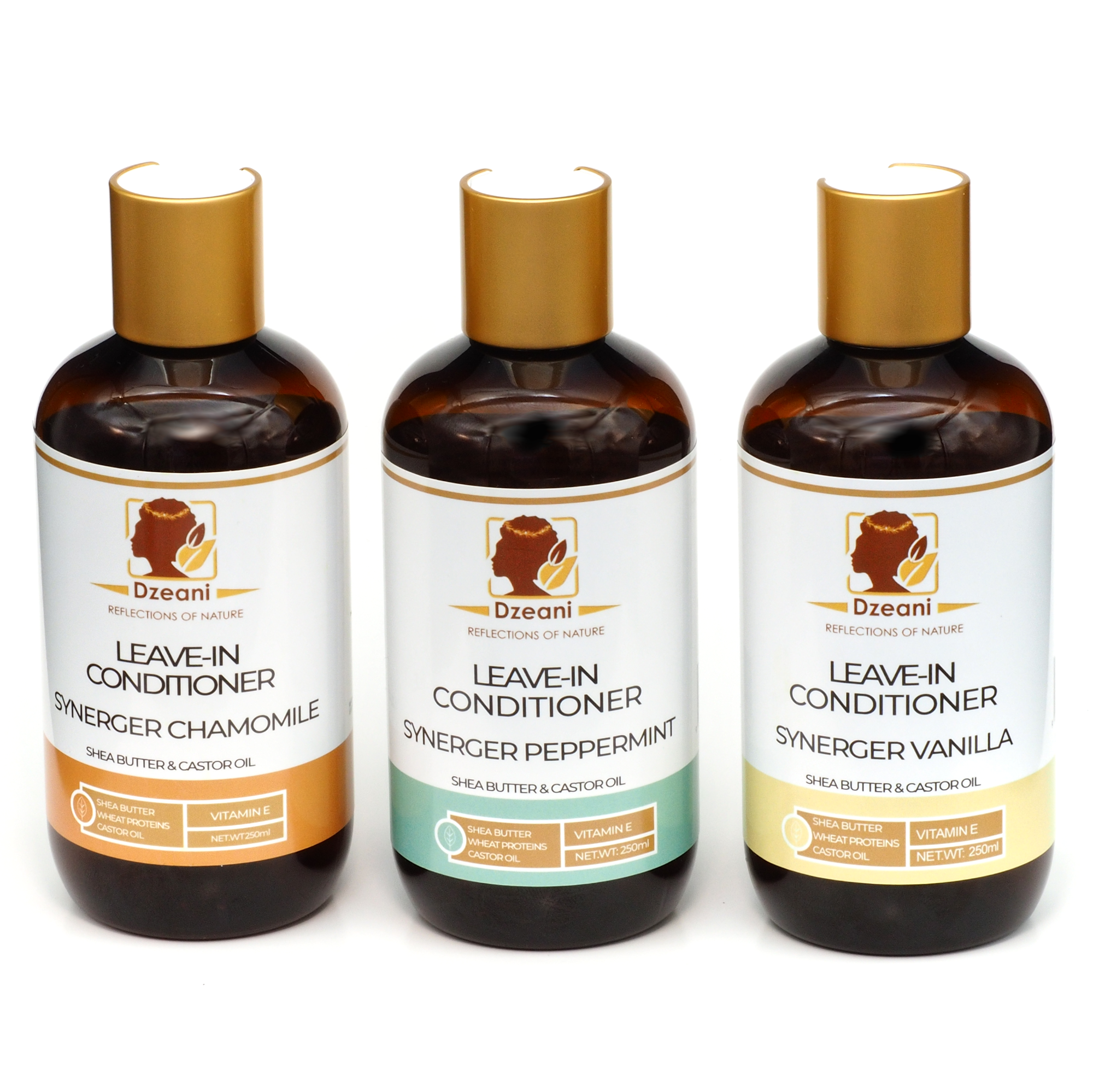 Conditioner is rich in moisturising Shea Butter, Castor Oil and Hydrolyzed Wheat Protein to help nourish, strengthen and repair dry and damaged hair - Dzeani -