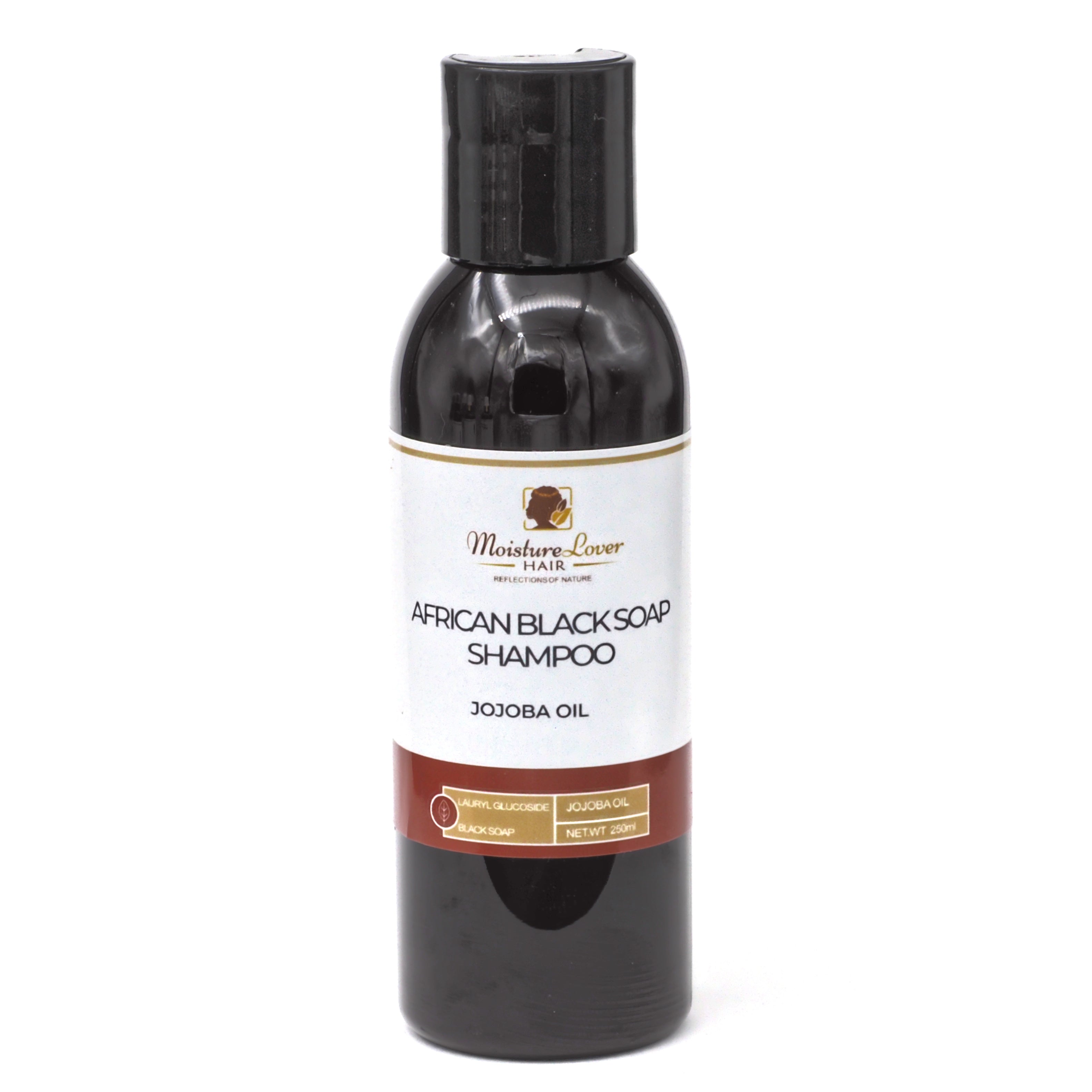 By Zeani, this luxuriously rich, creamy African black soap Shampoo revitalises and cleans from root to tip