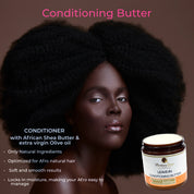 Dzeani Leave-In Conditioning Butter is optimized for natural hair leaving your hair feeling soft, smooth and manageable- Dzeani-