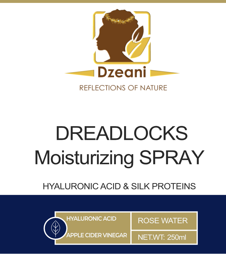 Dreadlocks Spray from Dzeani light-weight mist uses exclusively naturally derived ingredients - Dzeani -