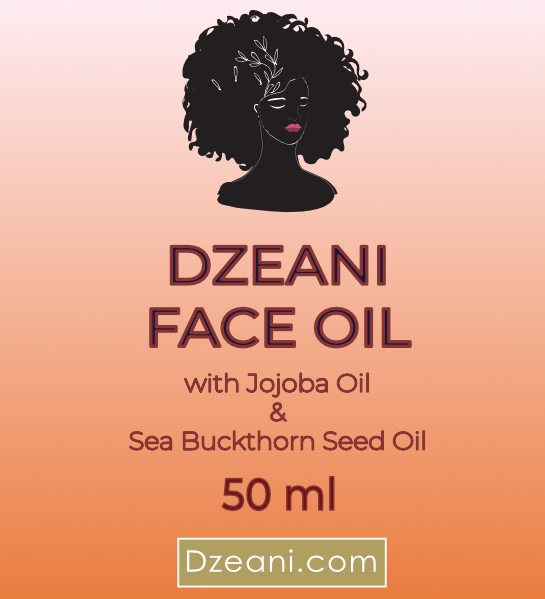 Dzeani Skin Oil combines seven nourishing oils—Jojoba, Rosehip, Oat, Squalane, Avocado, MCT, Seabuckthorn—to create a powerful skincare solution. It helps reduce inflammation, blemishes, and signs of aging, while promoting brighter, healthier skin
