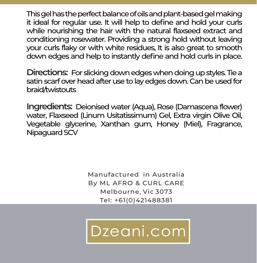 This gel from Dzeani has the perfect balance of oils and plant-based gel making it ideal for regular use - Dzeani - 