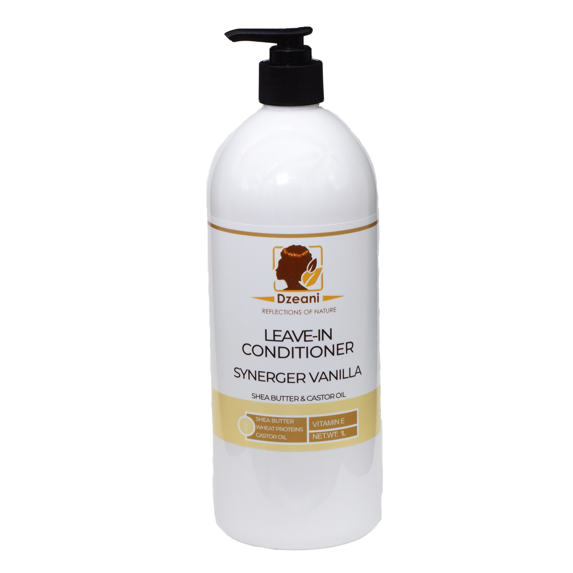Conditioner is rich in moisturising Shea Butter, Castor Oil and Hydrolyzed Wheat Protein to help nourish, strengthen and repair dry and damaged hair - Dzeani - 