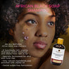 By Zeani, this luxuriously rich, creamy African black soap Shampoo revitalises and cleans from root to tip