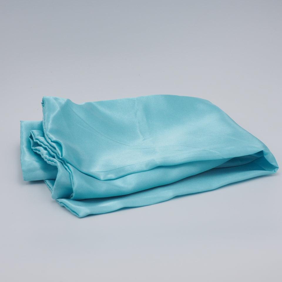 Satin Pillow Case Aqua